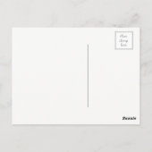 Silver dank u briefkaarten, folie briefkaart (Achterkant)