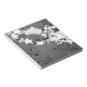 Silver Decorative Stars Notitieblok (Schuin)