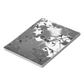 Silver Decorative Stars Notitieblok (Linkerzijde)
