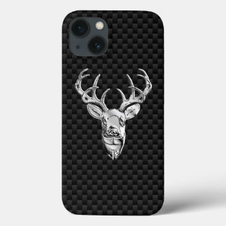 Silver Deer Figuur op de Stijldruk van de Vezel va Case-Mate iPhone Case