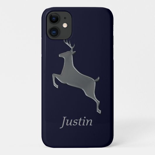 Silver Deer, persoonlijk Case-Mate iPhone Case (Achterkant)