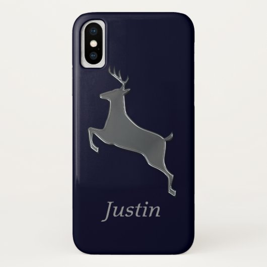 Silver Deer, persoonlijk Case-Mate iPhone Case (Achterkant)
