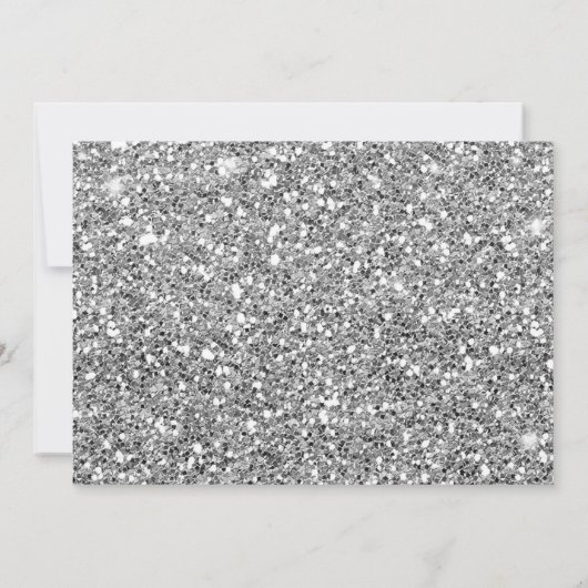 Silver Deer Winter ONEderland 1e verjaardagsfeestj Kaart (Achterkant)