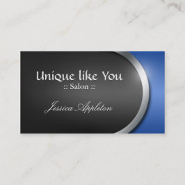 Silver-Design Curve - Blue Appointards Afsprakenkaartje