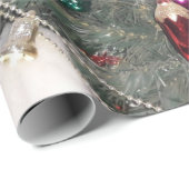 Silver Design-kerstboomdecoratie Cadeaupapier (Rol Hoek)
