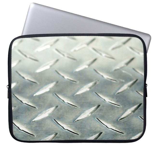 Silver Diamond-Bord voor elektronica-sleeve Laptop Sleeve (Voorkant)