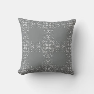 Silver Diamond Designer Pillow Kussen