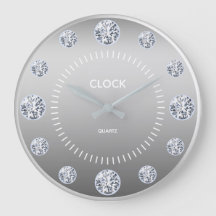 Silver Diamond Dial - Aangepaste naam