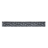 Silver Diamond Glitter Bling Strass Satijnen Lint (Voorkant)
