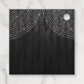 Silver Diamond Perfume Bottle Quinceanera Bedankjes Labels (Achterkant)