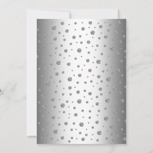 Silver Diamond Surprise 25e Jubileum Kaart (Achterkant)