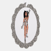 Silver & Diamonds Dancer Ornament Kaart B (Rechts)