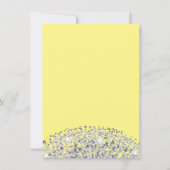 Silver Diamonds Dress, Diamonds Yellow Sweet 16 Kaart (Achterkant)