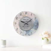 Silver Diamonds Marble 25th Wedding Jubileum  Grote Klok (Huis)