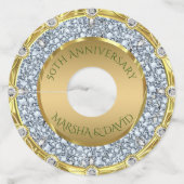 Silver Diamonds Wijnglaslabel (Achterkant)