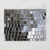 Silver Disco Ball Briefkaart (Voorkant)