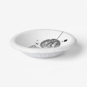 Silver Disco Ball 'Disco Baby' Baby shower Papieren Kommen (Gebogen)