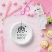 Silver Disco Ball Disco Bride Vrijgezellenfeest Papieren Kommen (Feest)