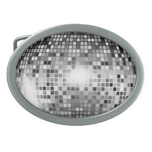 Silver Disco Ball Party Glamour Gesp