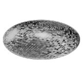 Silver Disco Ball Party Glamour Snijplank (Hoek)