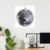 Silver Disco Ball Poster (Thuiskantoor)