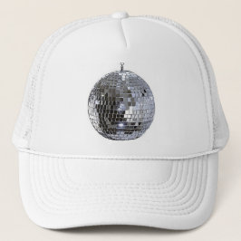 Silver Disco Ball Trucker Pet