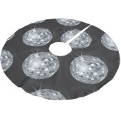Silver disco ball xmas kerstboomrok kerstboom rok (Gekanteld)