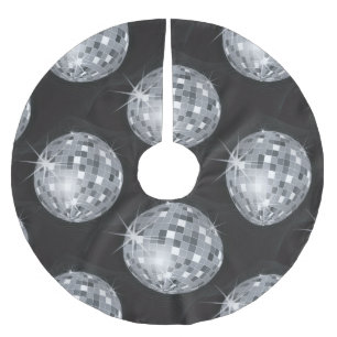Silver disco ball xmas kerstboomrok kerstboom rok