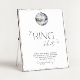 Silver Disco Vrijgezellenfeest Ring Hunt Spel Poster