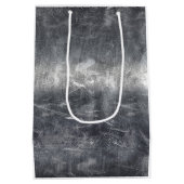 Silver Disted Style voor virgo Zodiac Sign Medium Cadeauzakje (Achterkant)