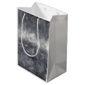 Silver Disted Style voor virgo Zodiac Sign Medium Cadeauzakje (Achterkant Gekanteld)