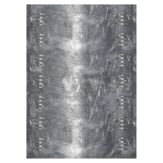 Silver Disted Style voor virgo Zodiac Sign Tafelkleed (Voorkant)