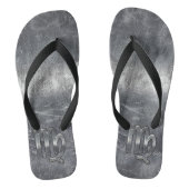 Silver Disted Style voor virgo Zodiac Sign Teenslippers (Voetbed)
