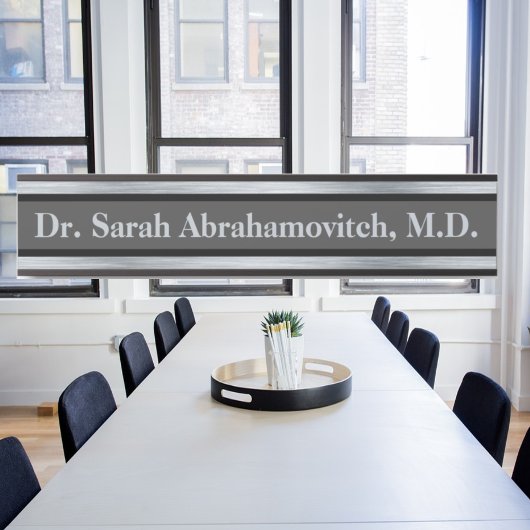 Silver Doctor's Kantoor Deurteken Deurbordje