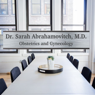 Silver Doctor's Kantoor Deurteken Deurbordje