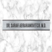 Silver Doctor's Kantoor Deurteken Deurbordje