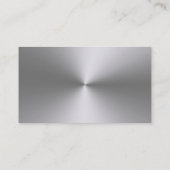 Silver Dog Paw-service voor zwart huisdier Visitekaartje (Achterkant)