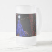 Silver Dollar City Kerst Frosted Glass Bier Mok (Voorkant rechts)