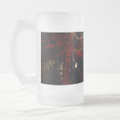Silver Dollar City Kerst Frosted Glass Bier Mok (Links)