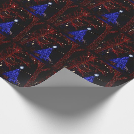 Silver Dollar City Kerstmis Cadeaupapier (Hoek)