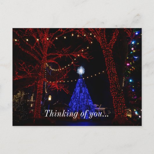 Silver Dollar City Kerstmis Feestdagenkaart (Voorkant)