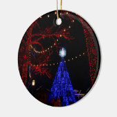 Silver Dollar City Kerstmis Keramisch Ornament (Links)