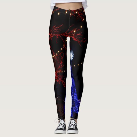 Silver Dollar City Kerstmis Leggings (Voorkant)