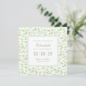Silver Dollar Eucalyptus & Branches - Bridesmaid Kaart (Staand voorkant)