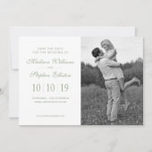 Silver Dollar Eucalyptus & Branches - Sla de gegev Save The Date (Voorkant)