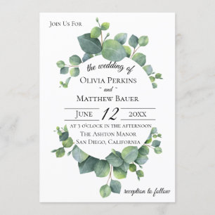 Silver Dollar Eucalyptus Leaves Weddenschap Kaart