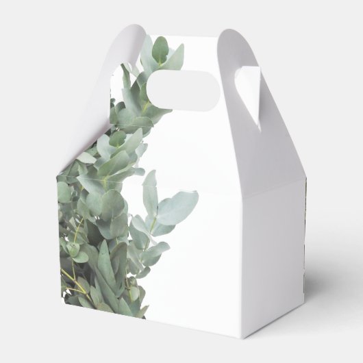 Silver Dollar Eucalyptus Weddenschap Bedankdoosjes (Achterkant)