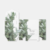 Silver Dollar Eucalyptus Weddenschap Bedankdoosjes (Uitgevouwen)