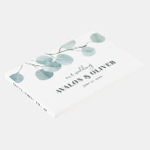 Silver Dollar Eucalyptus Weddenschap Gastenboek (Hoek)