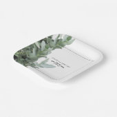 Silver Dollar Eucalyptus Weddenschap Papieren Bordje (Gebogen)